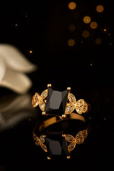 Zircon Ring-175 (Black)